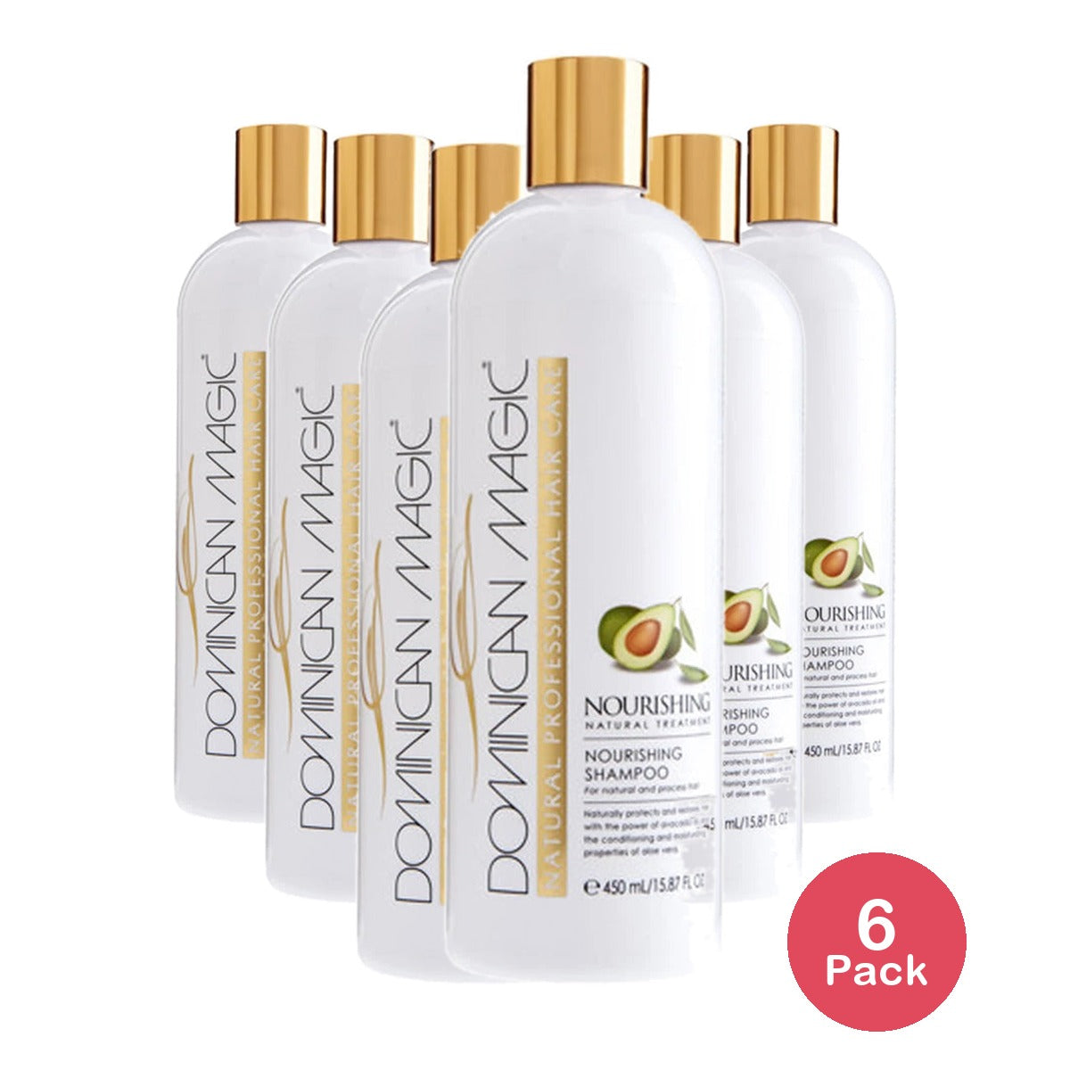 Dominican Magic Nourishing Shampoo - 15.87 oz (Pack of 6)