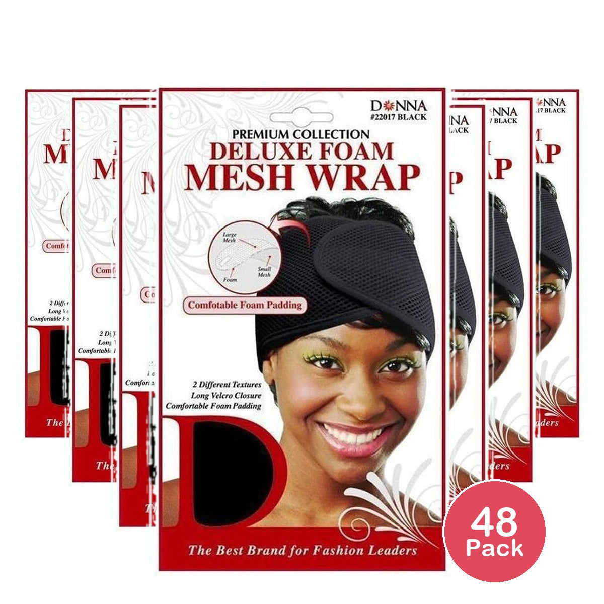 Donna Collection Deluxe Foam Mesh Wrap nan (Pack of 48)