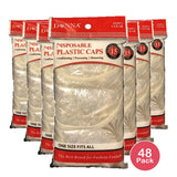 Donna Collection Disposable Plastic Cap 15 Count nan (Pack of 48)