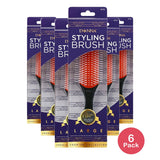 Donna Collection Large Styling Hair Brush Black 1 Ea nan (Pack of 6)