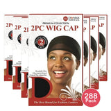 Donna Collection Premium Wig Cap Black (Pack of 288)