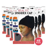 Donna Collection Spandex Womens Cap Packaging May Vary 1 Ea nan (Pack of 48)