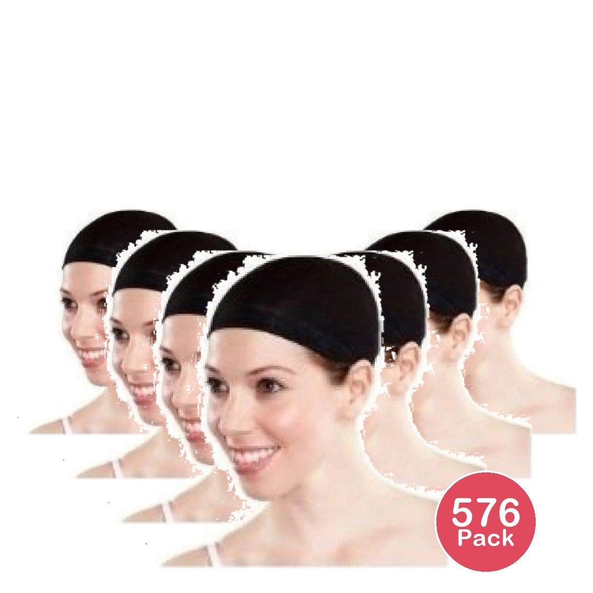 Donna Collection Wig Cap Black 1 Each (Pack of 576)