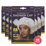 Donna Comfort Fit Shower Cap Large nan (Pack of 48)
