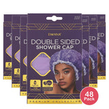 Donna Double Sided Shower Cap 1 Ea nan (Pack of 48)