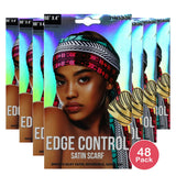 Donna Edge Control Satin Scarf nan (Pack of 48)
