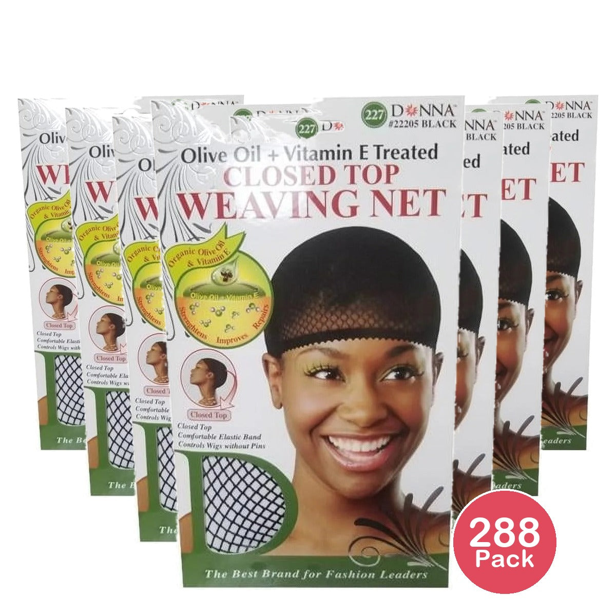 Donna Olive Oil + Vitamin E Weaving Net (Pack of 288)