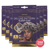 Donna Premium Collection Leopard Sleep Cap Extra Large (Pack of 288)