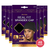 Donna - Premium Collection - Real Fit Spandex Cap - Black nan (Pack of 48)