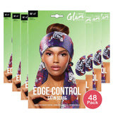 Donna Spandex Edge Silky Satin Wrap Hair Scarf nan (Pack of 48)