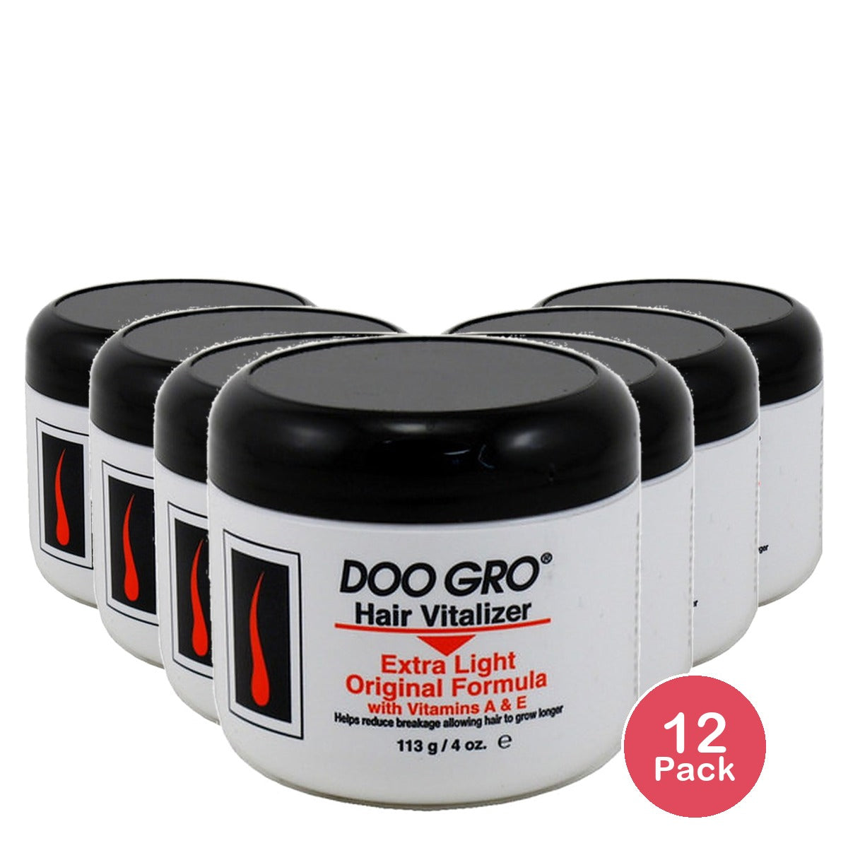 Doo Gro Extra Light Hair Vitalizer 4 Oz (Pack of 12)