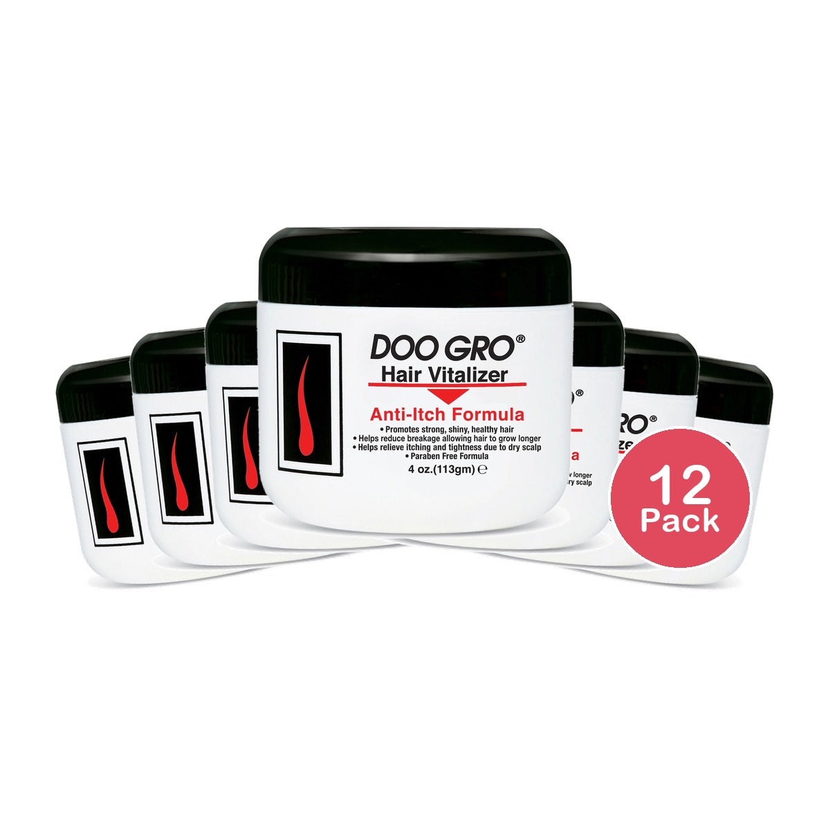 Doo Gro Hair Vitalizer Anti-Itch Formula 4 Oz (Pack of 12)