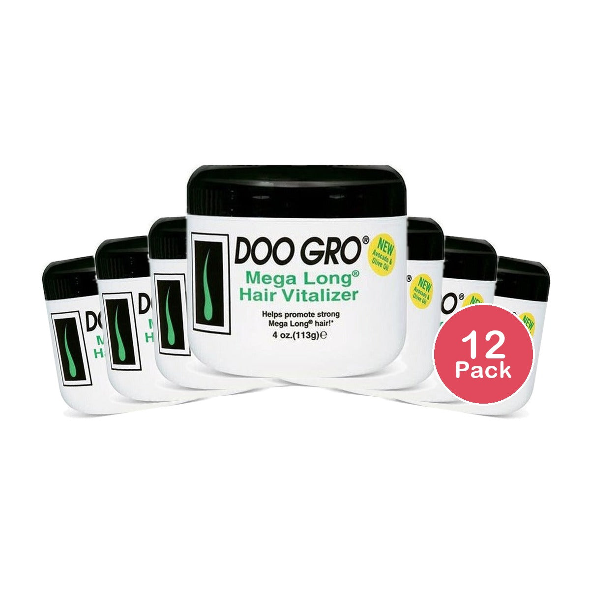 Doo Gro Mega Long Hair Vitalizer 4 Oz (Pack of 12)