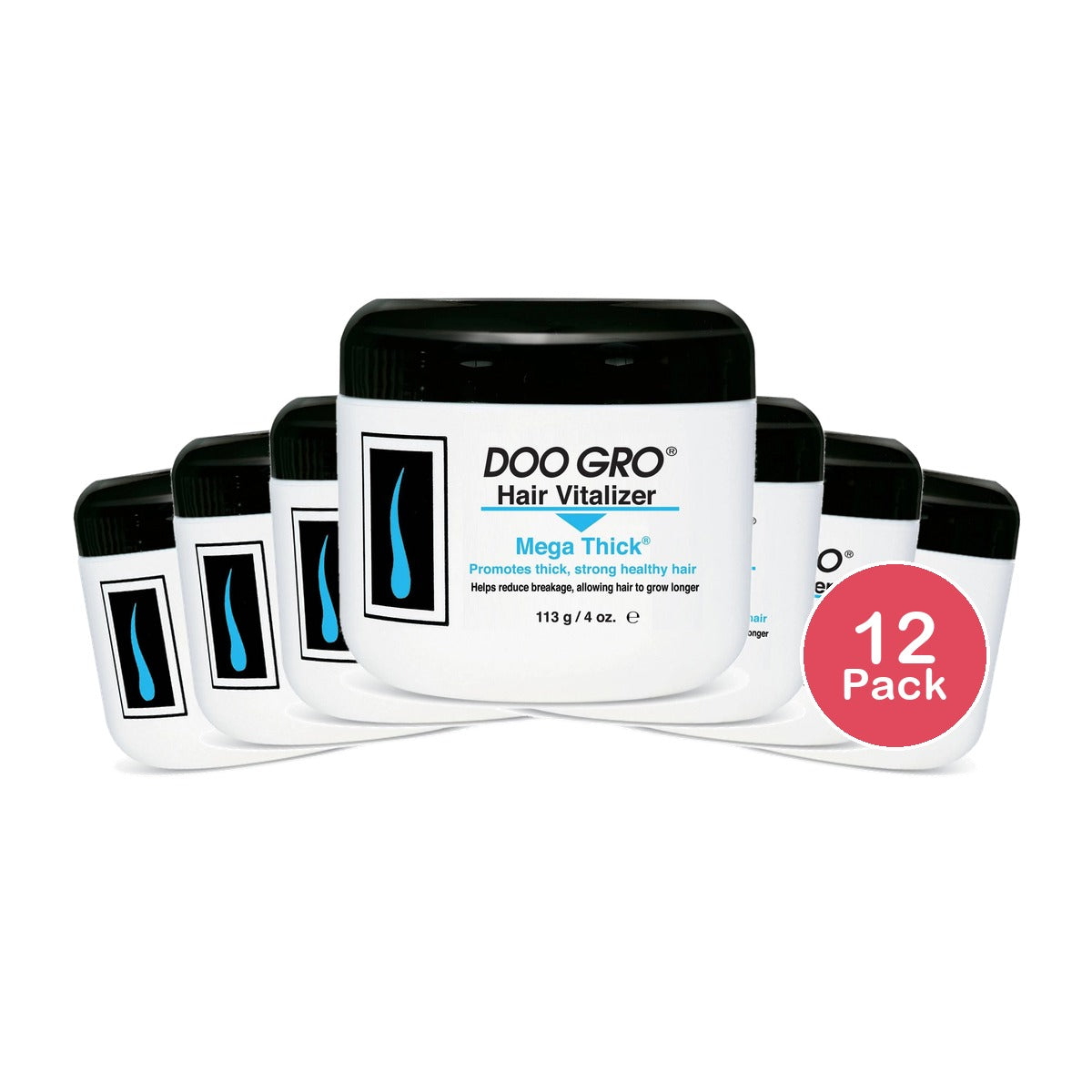 Doo Gro Mega Thick Hair Vitalizer 4 Oz (Pack of 12)