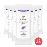Dove 0% Aluminum Lavender Vanilla Deodorant 2.6 Oz (Pack of 12)