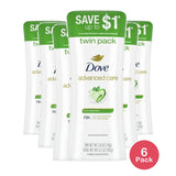 Dove Advanced Care Antiperspirant Deodorant Stick Cool Essentials 2.6 Oz (Pack Of 6)