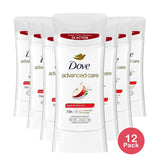 Dove Advanced Care Womens Antiperspirant Deodorant Stick Apple and White Tea 2.6Oz (Pack of 12)