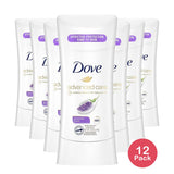 Dove Advanced Care Womens Antiperspirant Deodorant Stick Lavender Fresh 2.6Oz (Pack of 12)
