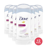 Dove Antiperspirant Deodorant Stick Powder 2.6Oz (Pack of 12)
