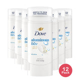 Dove Beauty Aluminum-Free Deodorant Stick 2.4 Oz (Pack of 12)