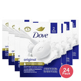Dove Beauty Bar Soap For Deep Moisture White 2 Ea 3.75Oz (Pack of 24)