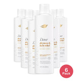 Dove Beauty DermaCare Anti Dandruff Shampoo for Scalp Dryness and Itch Relief 12Oz (Pack of 6)