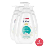 Dove Beauty Instant Foaming Sensitive Skin Body Wash 13.5Oz (Pack of 4)