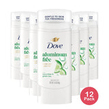 Dove Deodorant Stick Cucumber & Green Tea 2.4 Oz (Pack of 12)