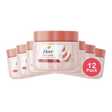Dove Exfoliating Body Scrub White Peach 15 Oz (Pack of 12)