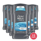 Dove Men Plus Care Powerful Protection Antiperspirant Deodorant Clean Comfort 2.7Oz (Pack of 12)