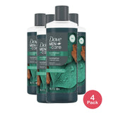 Dove Men Plus Care Relaxing Eucalyptus And Cedar Hydrating Body Wash 18Oz (Pack of 4)