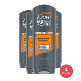 Dove Men+Care Body Wash Endurance & Comfort 18 Oz (Pack of 4)