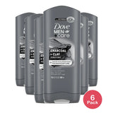 Dove Men+Care Elements Body Wash Charcoal And Clay 13.5Oz (Pack of 6)