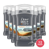 Dove Men+Care Long Lasting Deodorant Stick Morning Fresco 3 Oz (Pack of 12)