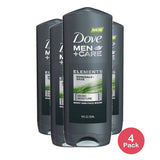 Dove Men+Care Reviving Long Lasting Face & Body Wash Minerals & Sage All Skin Type 18 oz (Pack of 4)
