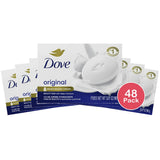 Dove White Moisturizing Lotion Beauty Bar 3.17Oz (Pack of 48)