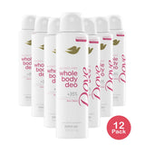 Dove Whole Body Deodorant Spray Berry Blush 4 Oz (Pack of 12)