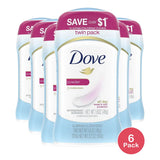 Dove Womens Antiperspirant Deodorant Powder Twin Pack 2.6Oz (Pack Of 6)