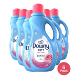Downy Liquid Fabric Softener April Fresh Scent 60 Loads 44 fl oz (Pack of 6)