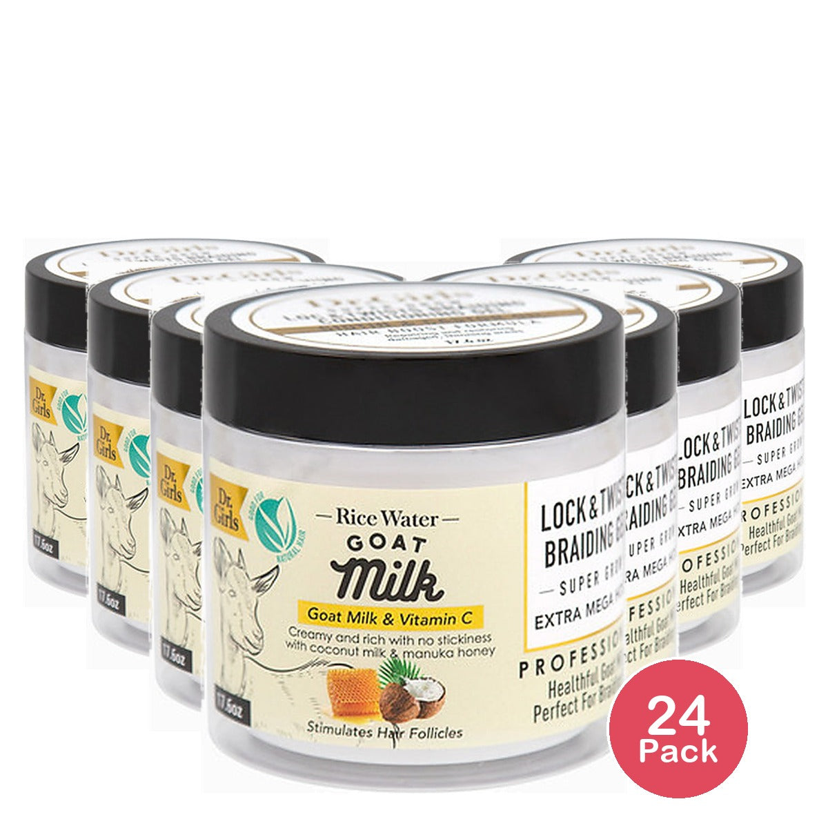 Dr. Girls Braid Gel Goat 17.6 Oz (Pack of 24)