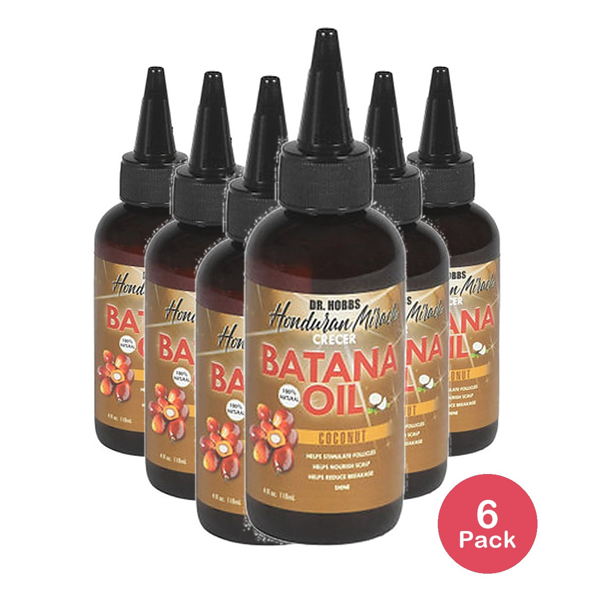 Dr. Hobbs Batana Oil Coconut 4 Oz (Pack of 6)
