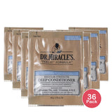 Dr. Miracles Regular Strength Deep Conditioner Packett Repairing Dry Hair Fem 1.75 Oz (Pack of 36)