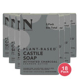 Dr. Natural - Castile Bar Soap Charcoal 2pk - 8oz (Pack of 18)
