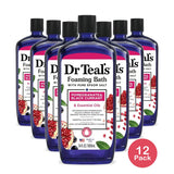 Dr Teal's Foaming Bath with Pomegranate Oil & Black Currant 34 fl oz (Pack of 12)