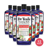 Dr Teal's Foaming Bath with Pure Epsom Salt with Ashwagandha 34 fl oz (Pack of 12)