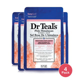 Dr Teal's Epsom Salt Pink Himalayan 3 Lb (Pack of 4)