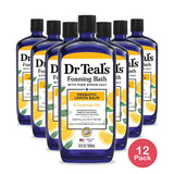 Dr Teal's Prebiotic Lemon Balm with Sage & Thyme Essential Oils Foaming Bath - 3 4 Oz (Pack of 12)