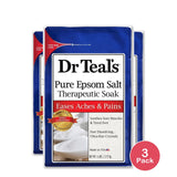 Dr Teal's Pure Epsom Salt Soak 6 Lb (Pack of 3)