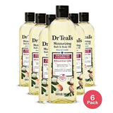 Dr Teal's Shea Butter & Almond Moisturizing Bath & Body Oil with Essential Oils 8.8. FI Oz (Pack of 6)