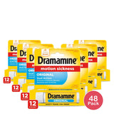 Dramamine Original Formula Fast Acting Motion Sickness Relief Tablets12 Ea 0.64oz (Pack of 48)